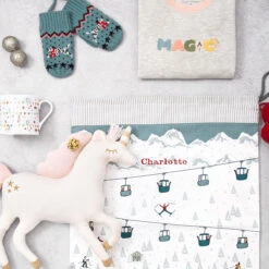 Unicorn Shaped Cushion -Sophie Allport all49590 skiing christmas sack personalisation lifestyle high res square