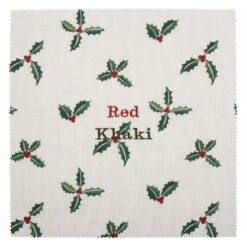 Holly & Berry Adult Apron 8 Holly & Berry Adult Apron -Sophie Allport all50000 christmas holly and berry fabric swatch cut out personalisation cut out high res