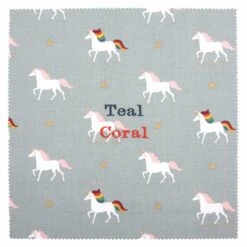 Unicorn Kids Lunch Bag 13 Unicorn Kids Lunch Bag -Sophie Allport all55000 unicorn fabric swatch cut out personalisation high res