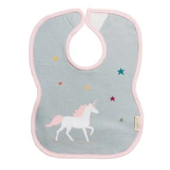 Unicorn Bibs (Set Of 2) -Sophie Allport all55500s unicorn statement bib high res square