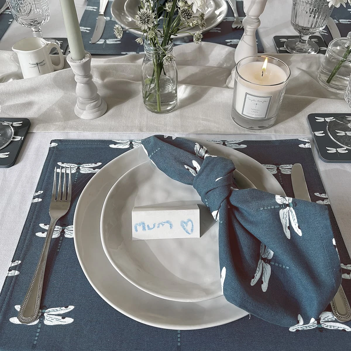 Dragonfly Fabric Placemat 4 Dragonfly Fabric Placemat - Image 4