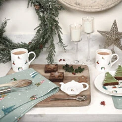 Home For Christmas Tea Bag Tidy -Sophie Allport all60601 tt6001 home for christmas tea towel and tea tidy lifestyle high res square 7ba153b7 fb5d 441c ae86 e01a850735c8