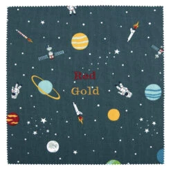 Space Kids Apron -Sophie Allport all62000 space fabric swatch cut out personalisation high res 761f5f3b 9427 42cc 8e0e 47245e8b0a31