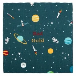 Space Kids Backpack -Sophie Allport all62000 space fabric swatch cut out personalisation high res abbf22c9 2c30 465a 89c4 b08fe794f9fd
