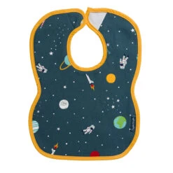 Space Bibs (Set Of 2) 5 Space Bibs (Set Of 2) -Sophie Allport all62500s space statement bib set of two 2 cut out high res square