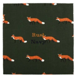 Foxes Tea Towel -Sophie Allport all63000 foxes fabric swatch cut out personalisation high res square a90568b0 6c55 4d7e 8a95 64aa5667164b