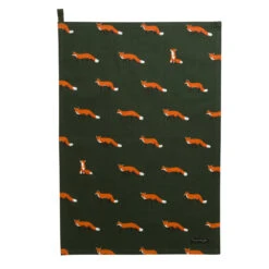 Foxes Tea Towel