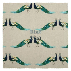Peacocks Adult Apron 7 Peacocks Adult Apron -Sophie Allport all64000 peacocks fabric swatch cut out personalisation high res square