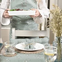 Coastal Birds Fabric Placemats (Set Of 2) -Sophie Allport all65250 all65810 coastal birds adult apron and table runner lifestyle high res square cc80eebd 133d 4632 bf00 1769d5764621