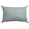 Coastal Birds Embroidered Cushion