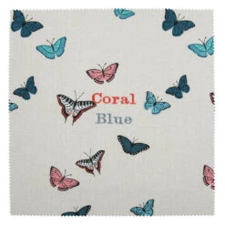 Butterflies Canvas Makeup Bag -Sophie Allport all66000 butterflies fabric swatch cut out personalisation high res square 31823f4d 81cb 42b3 a61f dd1a7c98eb57