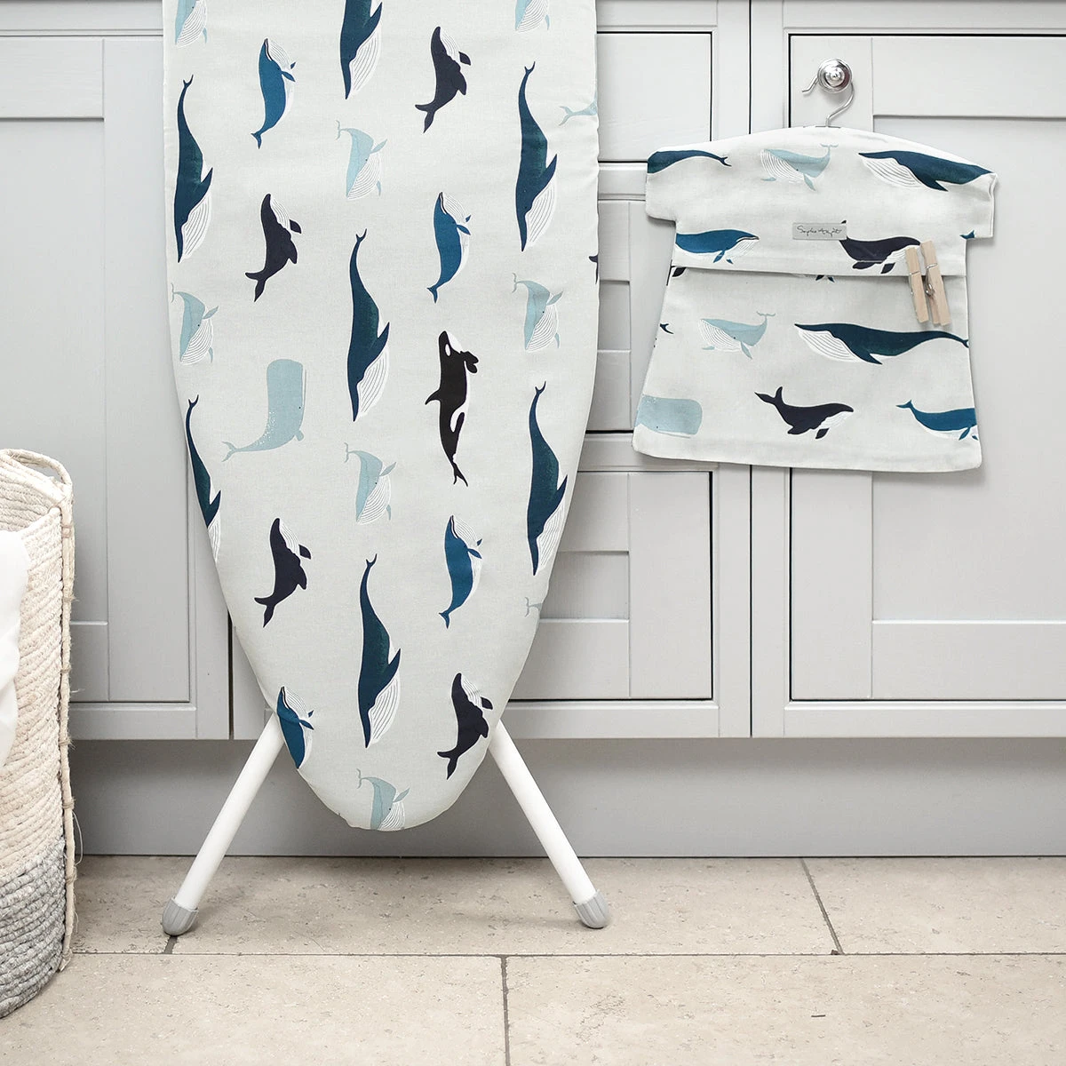 Whales Peg Bag 2 Whales Peg Bag - Image 2