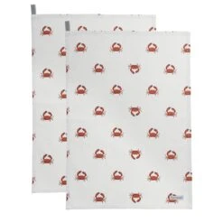Crab Tea Towel (Set Of 2)