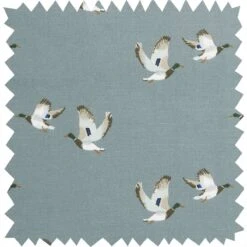 Ducks Circular Hob Cover -Sophie Allport all71000 ducks fabric swatch cut out high res square 9e306934 2f71 4482 8b41 ab4799d9b23b