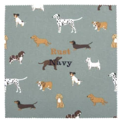 Fetch Adult Apron -Sophie Allport all72000 fetch fabric swatch cut out personalisation high res square