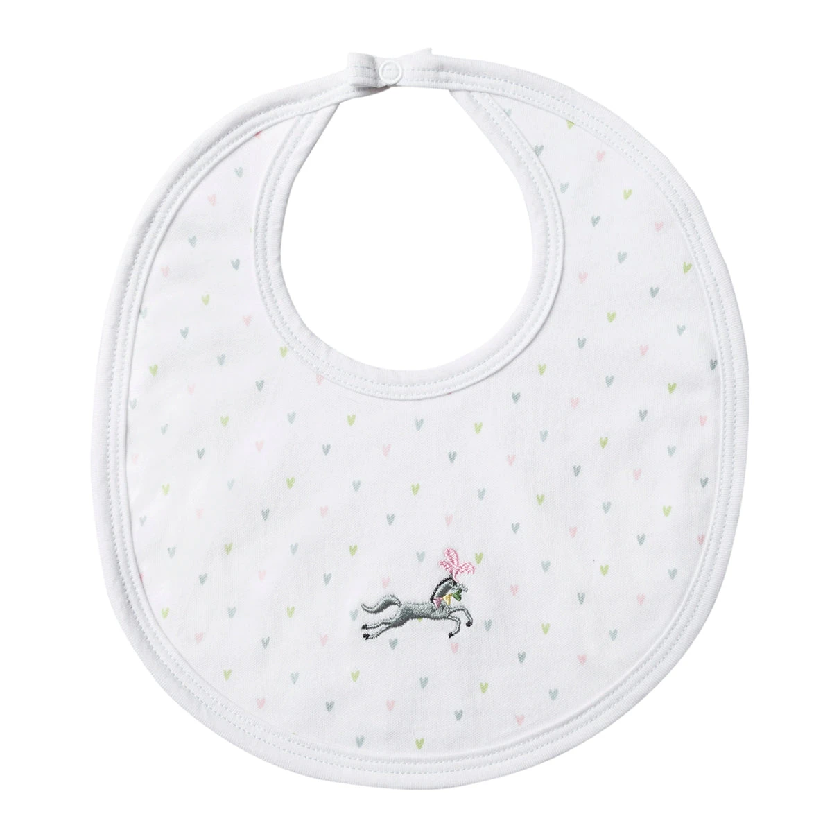 Fairground Ponies Baby Bib 1 Fairground Ponies Baby Bib