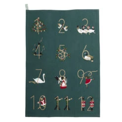 12 Days Of Christmas Tea Towel