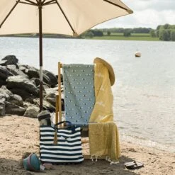 Bees Hammam Towel -Sophie Allport all80000 all36880 all36600 poly36575 bees beach lifestyle 2 high res square