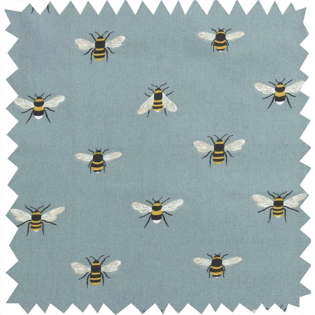Bees Teal Table Runner 4 Bees Teal Table Runner - Image 4