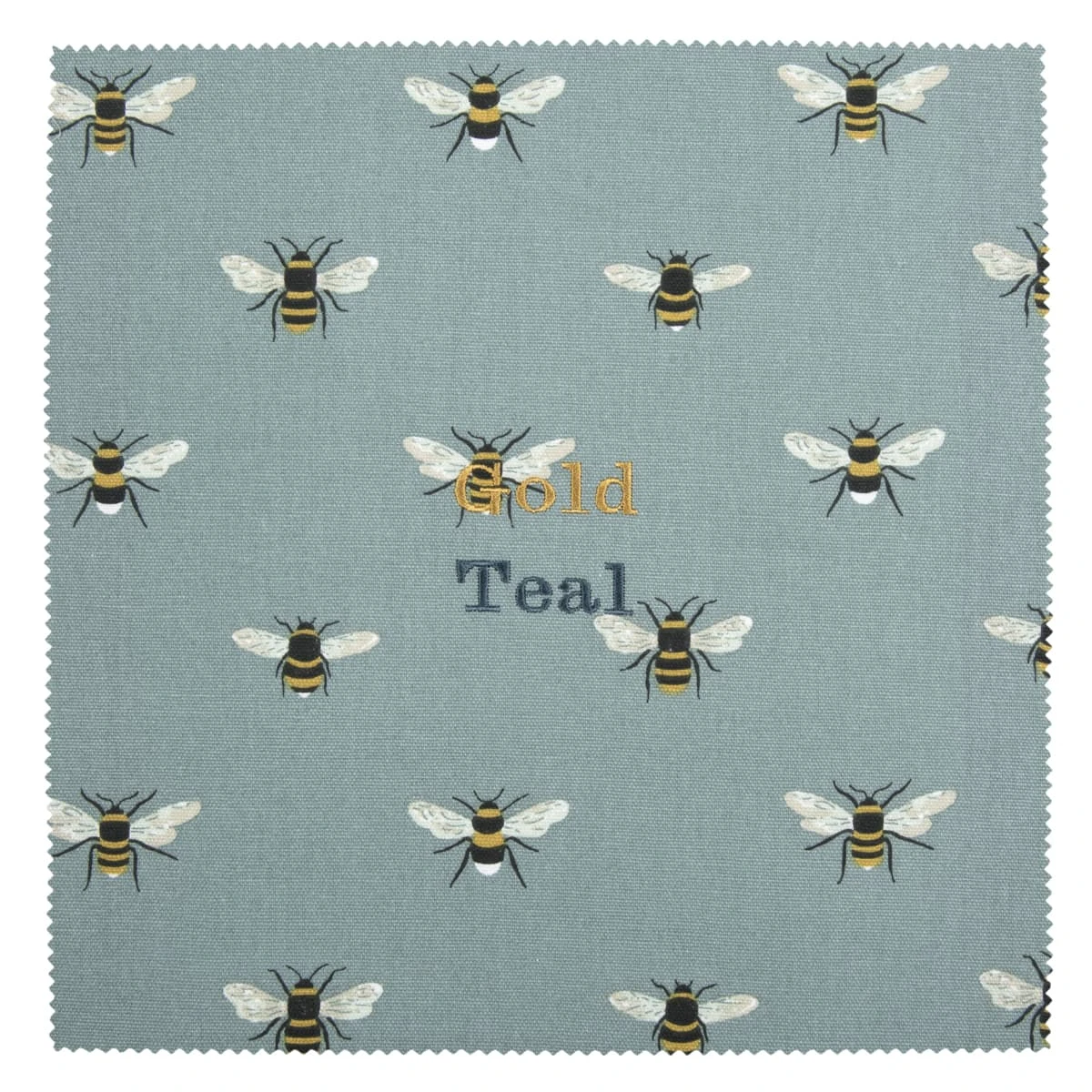 Bees Teal Adult Apron 4 Bees Teal Adult Apron - Image 4