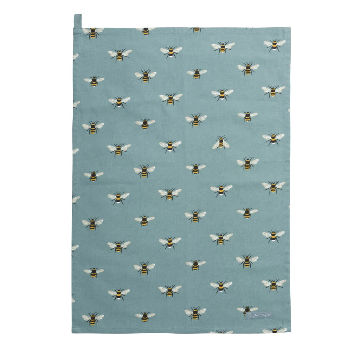 Bees Teal Tea Towel 1 Bees Teal Tea Towel
