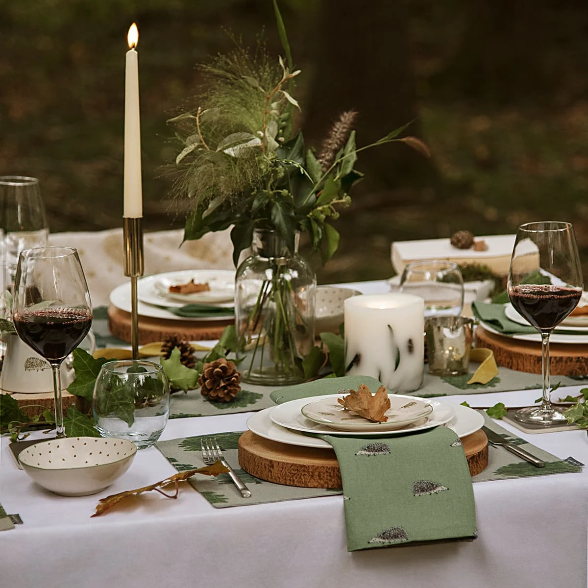 Hedgehogs Napkins (Set Of 4) 4 Hedgehogs Napkins (Set Of 4) - Image 4