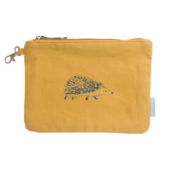 Hedgehogs Canvas Pouch (Set Of 2) 6 Hedgehogs Canvas Pouch (Set Of 2) -Sophie Allport all83525 hedgehogs canvas pouch set of 2 3 cut out high res square