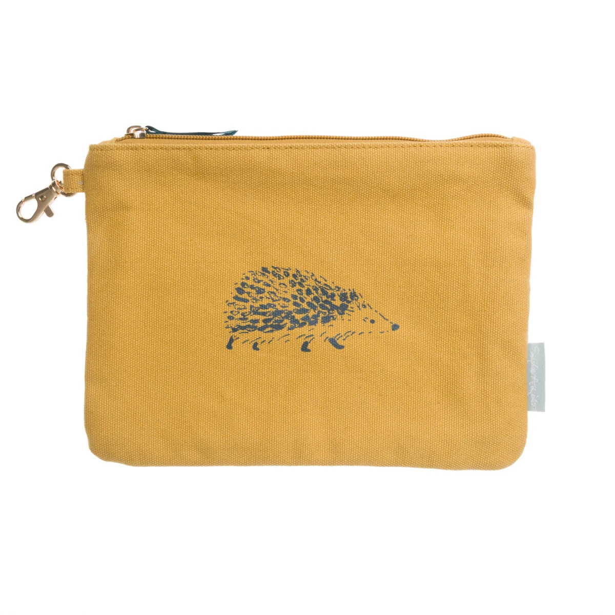 Hedgehogs Canvas Pouch (Set Of 2) 3 Hedgehogs Canvas Pouch (Set Of 2) - Image 3