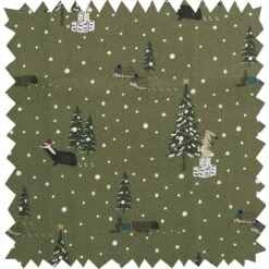 Festive Forest Oven Mitt -Sophie Allport all84000 festive forest fabric swatch cut out high res square 3a666751 db0b 4525 a230 5c81cded2a34
