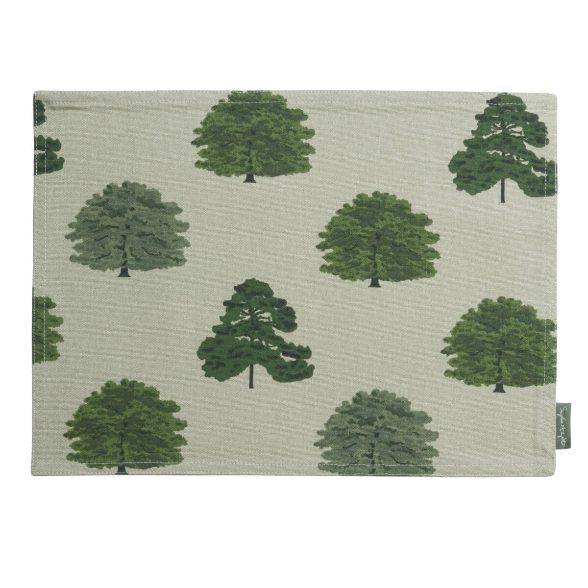 Trees Fabric Placemat 1 Trees Fabric Placemat