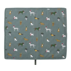 Christmas Dogs Rectangular Hob Cover 6 Christmas Dogs Rectangular Hob Cover -Sophie Allport all87175el christmas dogs hob cover rectangular large cut out high res square