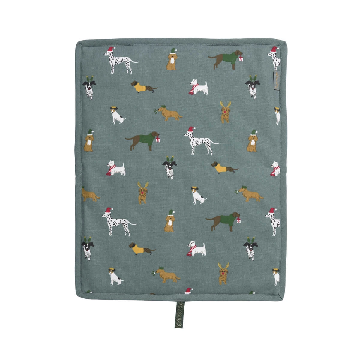 Christmas Dogs Rectangular Hob Cover 1 Christmas Dogs Rectangular Hob Cover