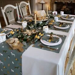 Christmas Dogs Mug -Sophie Allport all87810 all87300 christmas dogs table runner and napkins lifestyle high res square 80938e6e dda9 413d 9cb4 aa8d4ecc684e