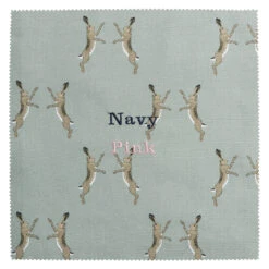 Boxing Hares Adult Apron -Sophie Allport all95000 boxing hares fabric swatch personalisation cut out high res square