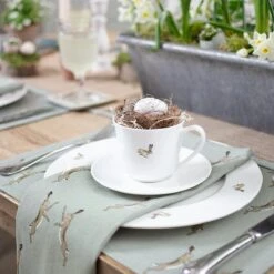 Boxing Hares Napkins (Set Of 4) 17 Boxing Hares Napkins (Set Of 4) -Sophie Allport all95820 all95300 boxing hares fabric placemat and napkins set of 4 easter table lifestyle high res square 31e70e5e 11c4 4a78 a721 0a68abca4e0b