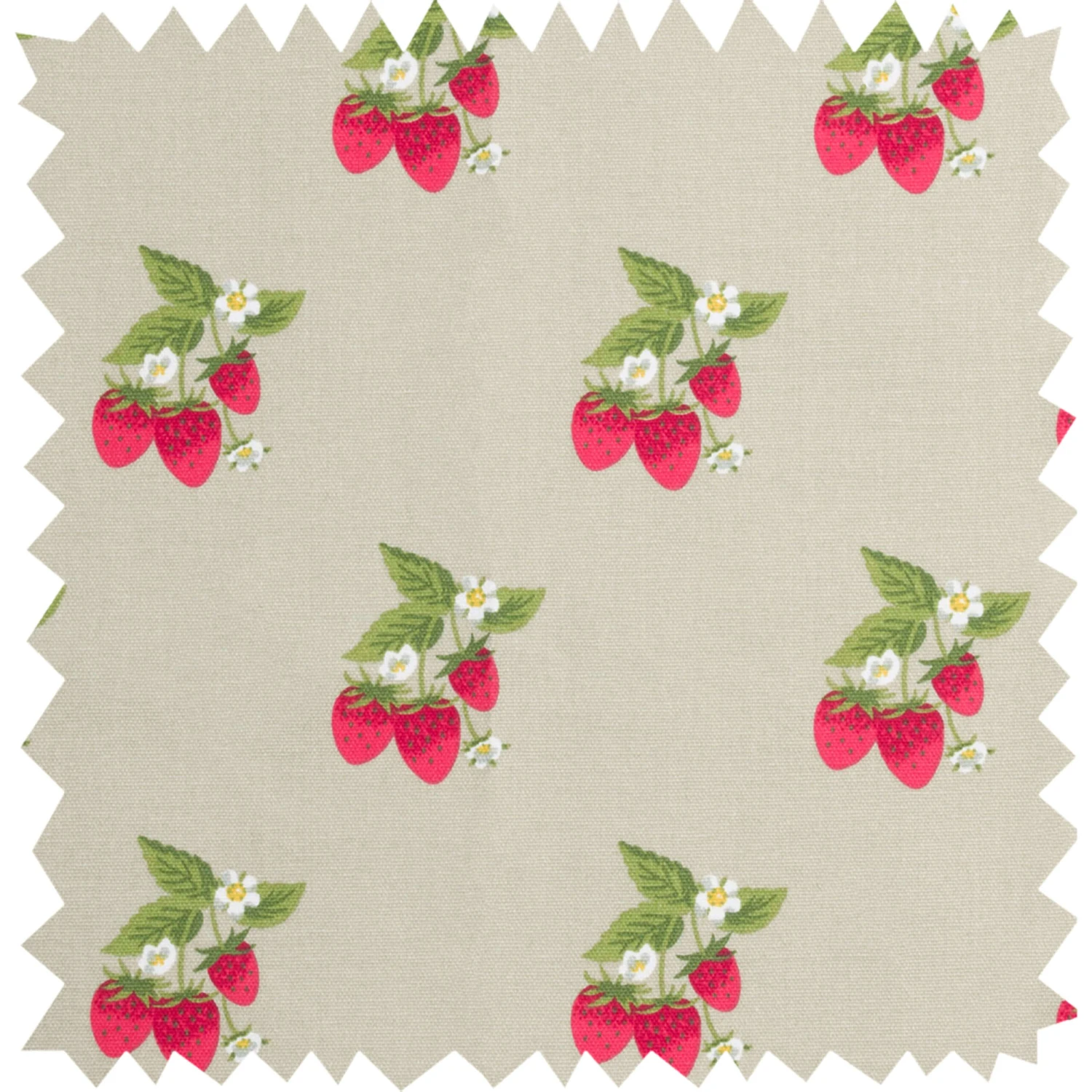 Strawberries Fabric By The Metre 1 Strawberries Fabric By The Metre