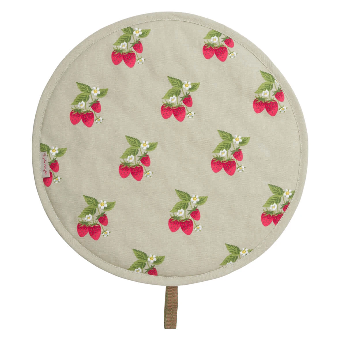 Strawberries Circular Hob Cover 1 Strawberries Circular Hob Cover