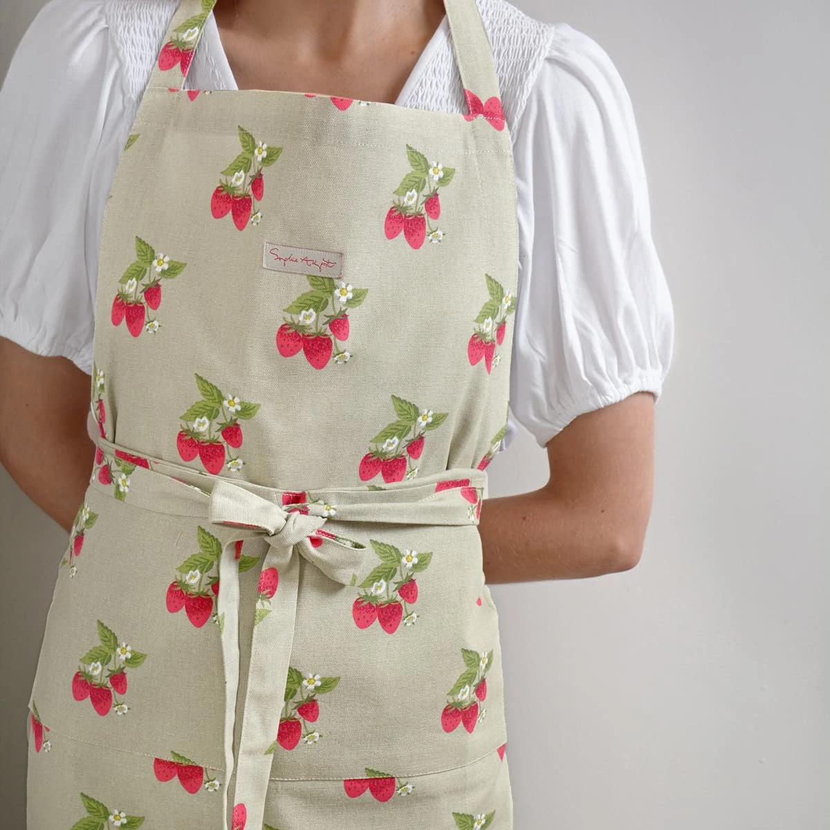 Strawberries Adult Apron 1 Strawberries Adult Apron