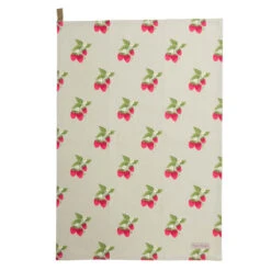 Strawberries Tea Towel (Set Of 2) -Sophie Allport all97602 strawberries tea towel mix pack of solo bunches set of 2 cut out high res square