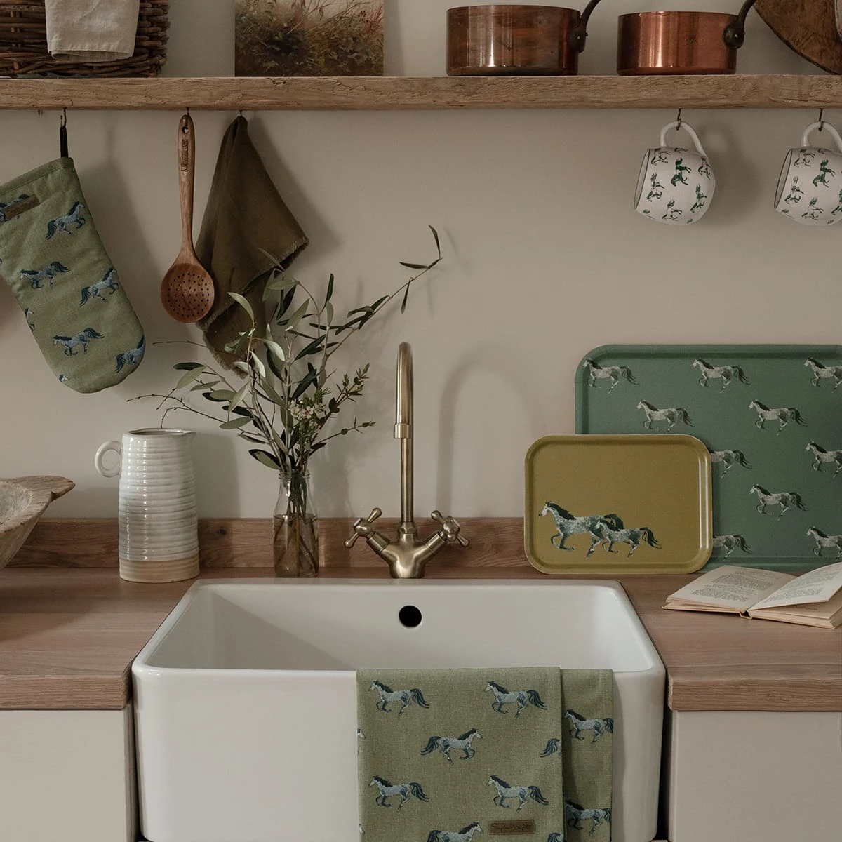 Grey Horse Tea Towel (Set Of 2) 5 Grey Horse Tea Towel (Set Of 2) - Image 5