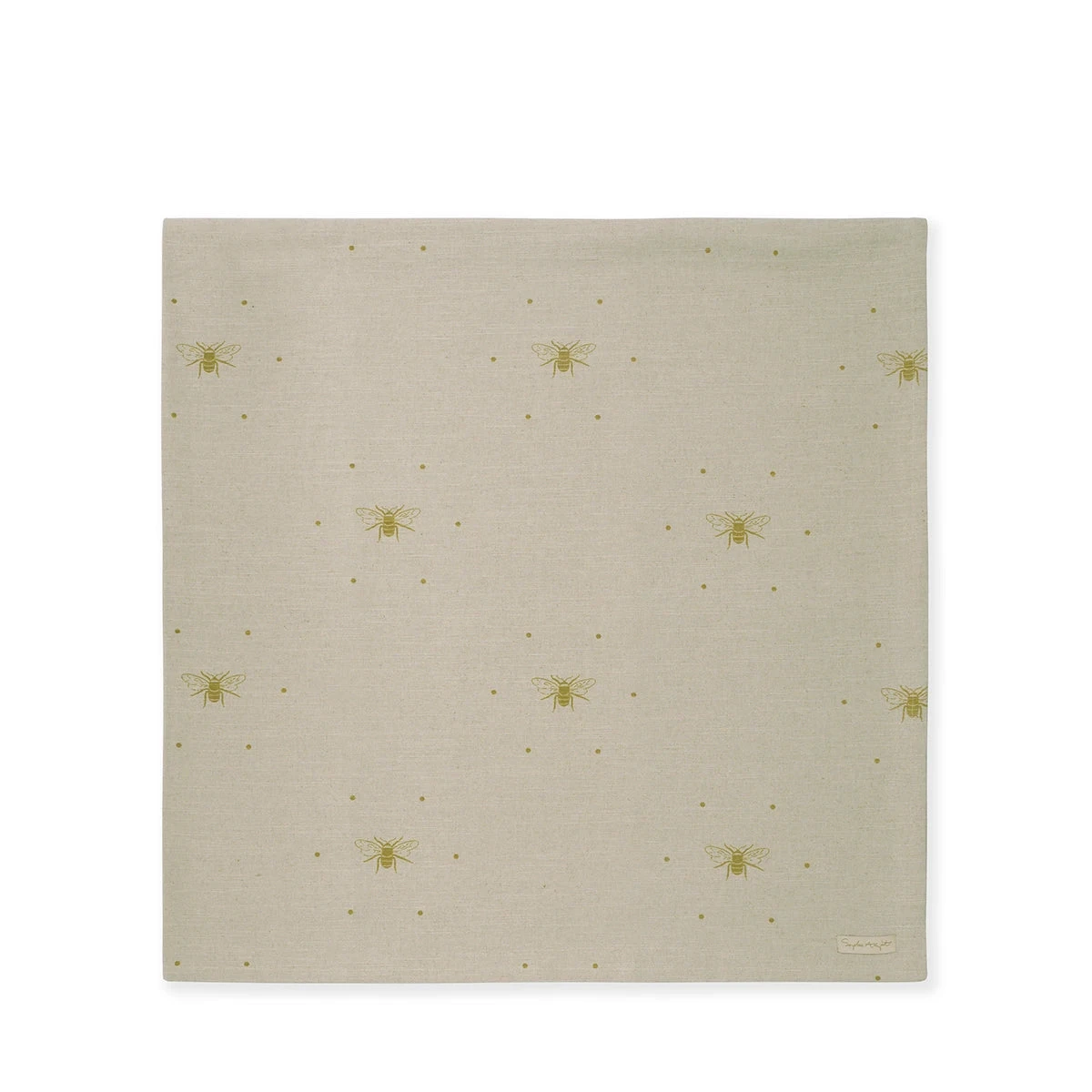 Bees Linen Blend Tablecloth 4 Bees Linen Blend Tablecloth - Image 4