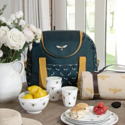 Bees Melamine Dinner Plate -Sophie Allport bees picnic collection 2 lifestyle high res square 3ece6acd bcbf 4f78 b27a 398f115517a5