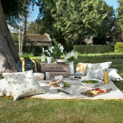 Bees Picnic Bag -Sophie Allport bees picnic collection 3 lifestyle high res square
