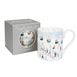 Skiing On The Piste Mug -Sophie Allport bm4903 skiing scene standard mug box cut out web 73f64ae7 0a53 44e4 8368 dc2b6fe0ba61