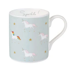 Unicorn Coloured Mug -Sophie Allport bm5504 unicorns coloured standard mug cut out web 2