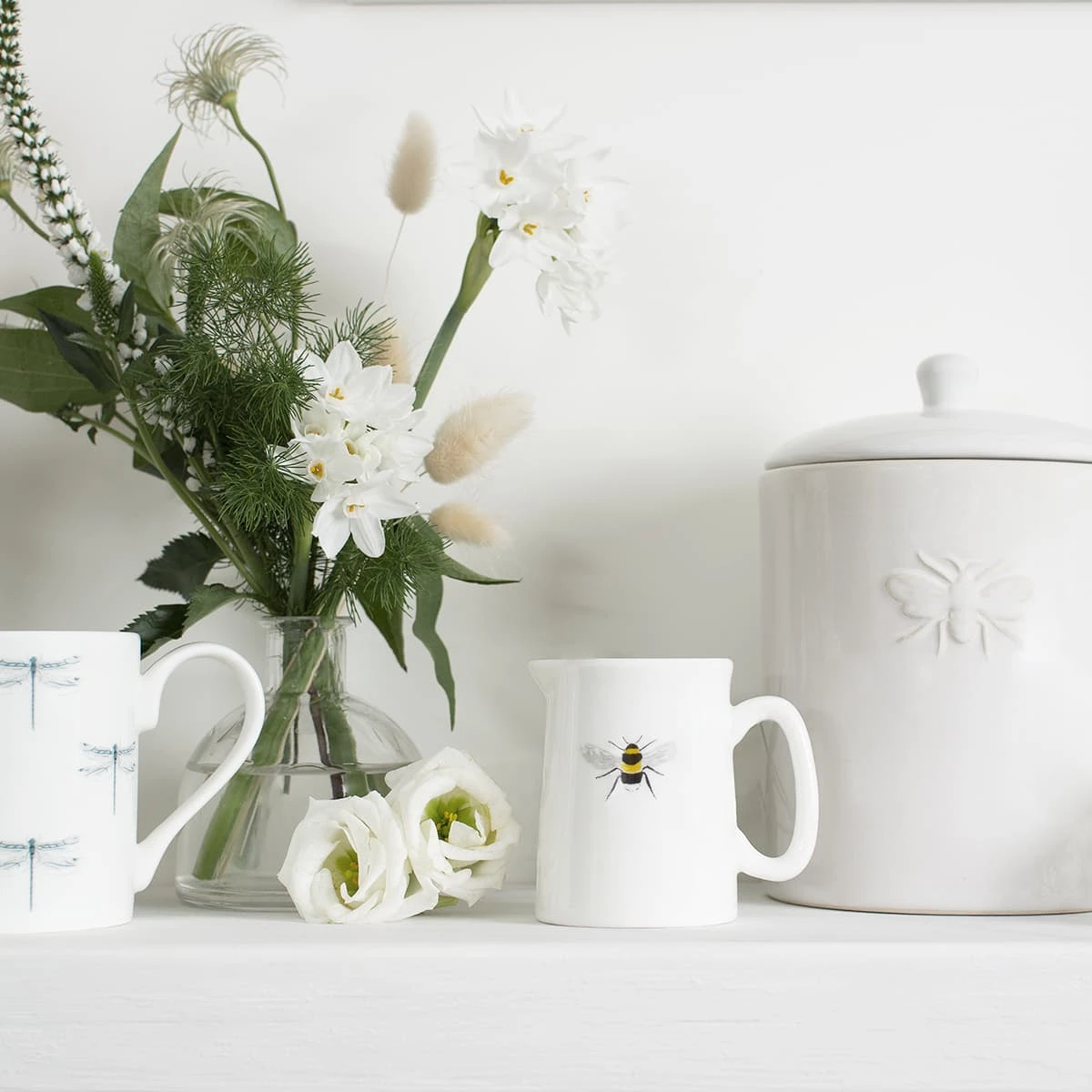 Bees Stoneware Storage Jar 3 Bees Stoneware Storage Jar - Image 3