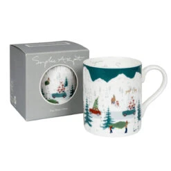 Tis The Season Mug -Sophie Allport bm6003 home for christmas tis the season standard mug box cut out high res square