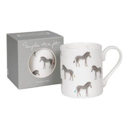 Zebra Mug -Sophie Allport bm6702 zebra mug standard box cut out high res square