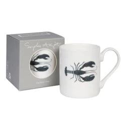 Lobster Solo Mug -Sophie Allport bm6803 lobster mug standard solo box cut out high res