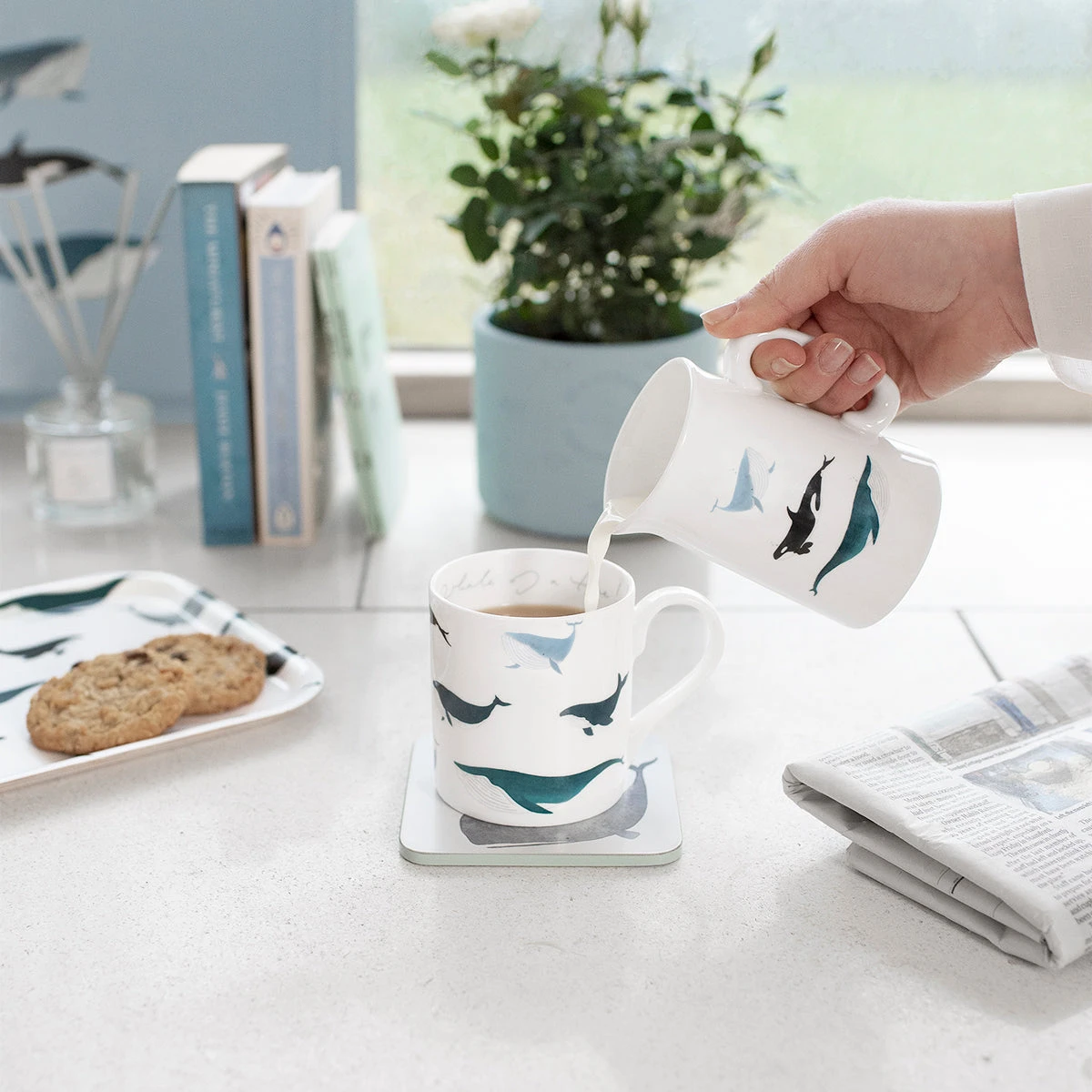 Whales Jug - Small 2 Whales Jug - Small - Image 2